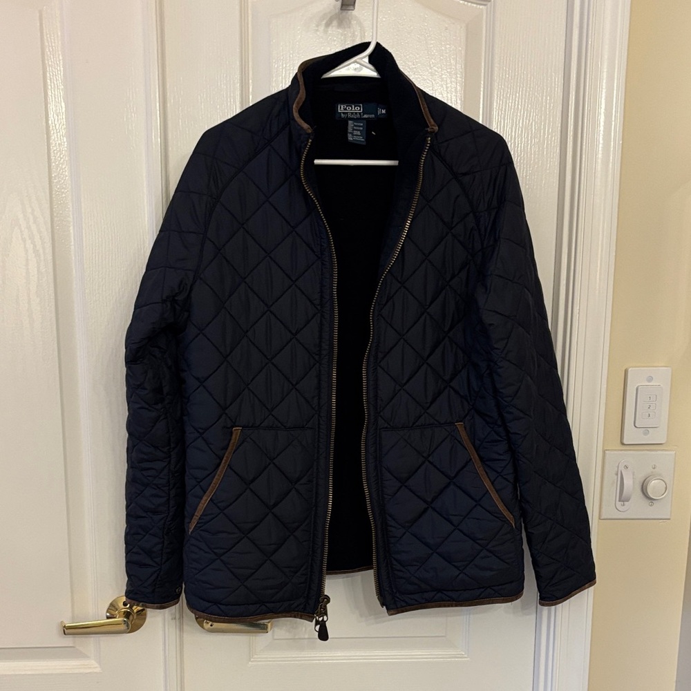 Polo by Ralph Lauren Black Quilted Bomber Jacket